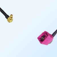 Fakra H 4003 Violet Female R/A - MMCX Male R/A Cable Assemblies