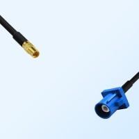 Fakra C 5005 Blue Male - MMCX Female Coaxial Cable Assemblies