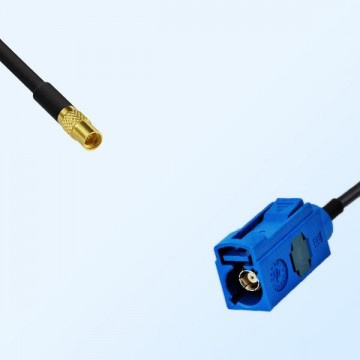 Fakra C 5005 Blue Female - MMCX Female Coaxial Cable Assemblies