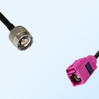 Fakra H 4003 Violet Female - N Male Coaxial Cable Assemblies