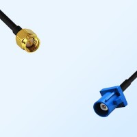 Fakra C 5005 Blue Male - SMA Male Coaxial Cable Assemblies