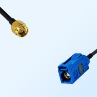 Fakra C 5005 Blue Female - SMA Male Coaxial Cable Assemblies