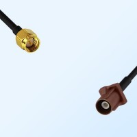 Fakra F 8011 Brown Male - SMA Male Coaxial Cable Assemblies
