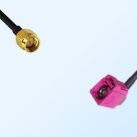 Fakra H 4003 Violet Female R/A - SMA Male Coaxial Cable Assemblies