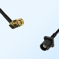 Fakra A 9005 Black Male - SMA Male R/A Coaxial Cable Assemblies