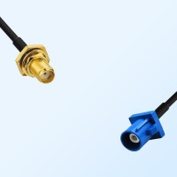 SMA O-Ring Bulkhead Female Fakra C 5005 Blue Male Cable Assemblies