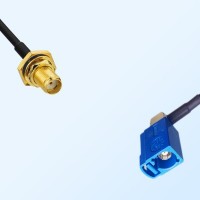 SMA O-Ring Bulkhead Female Fakra C 5005 Blue Female R/A Cable Assembly