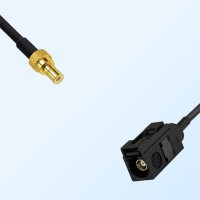 Fakra A 9005 Black Female - SMB Male Coaxial Cable Assemblies