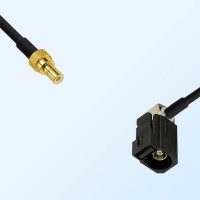 Fakra A 9005 Black Female R/A - SMB Male Coaxial Cable Assemblies