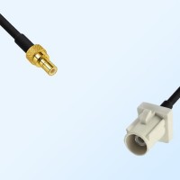 Fakra B 9001 White Male - SMB Male Coaxial Cable Assemblies