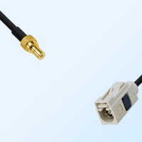Fakra B 9001 White Female - SMB Male Coaxial Cable Assemblies
