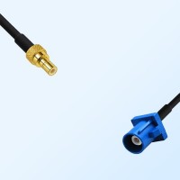Fakra C 5005 Blue Male - SMB Male Coaxial Cable Assemblies