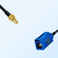 Fakra C 5005 Blue Female - SMB Male Coaxial Cable Assemblies