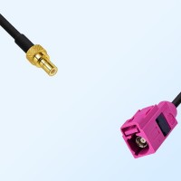 Fakra H 4003 Violet Female - SMB Male Coaxial Cable Assemblies