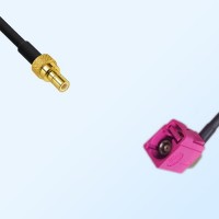 Fakra H 4003 Violet Female R/A - SMB Male Coaxial Cable Assemblies