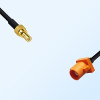 Fakra M 2003 Pastel Orange Male - SMB Male Coaxial Cable Assemblies
