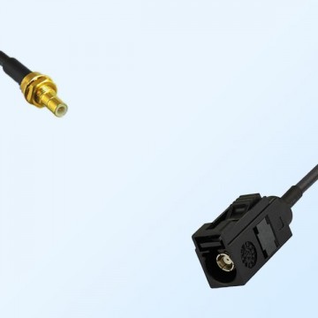 Fakra A 9005 Black Female - SMB Bulkhead Male Coaxial Cable Assemblies