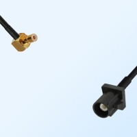 Fakra A 9005 Black Male - SMB Male R/A Coaxial Cable Assemblies