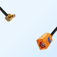 Fakra M 2003 Pastel Orange Female - SMB Male R/A Cable Assemblies