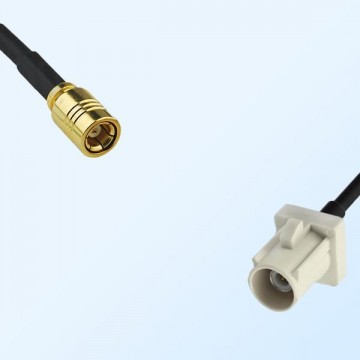 Fakra B 9001 White Male - SMB Female Coaxial Cable Assemblies