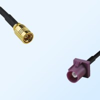 SMB Female - Fakra D 4004 Bordeaux Male Coaxial Cable Assemblies