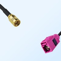 Fakra H 4003 Violet Female - SMB Female Coaxial Cable Assemblies