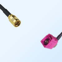 Fakra H 4003 Violet Female R/A - SMB Female Coaxial Cable Assemblies