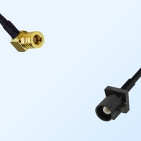Fakra A 9005 Black Male - SMB Female R/A Coaxial Cable Assemblies