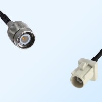 Fakra B 9001 White Male - TNC Male Coaxial Cable Assemblies