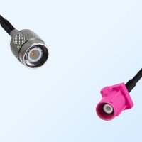 Fakra H 4003 Violet Male - TNC Male Coaxial Cable Assemblies