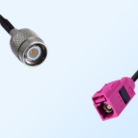 Fakra H 4003 Violet Female - TNC Male Coaxial Cable Assemblies