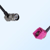 Fakra H 4003 Violet Female R/A - TNC Male R/A Coaxial Cable Assemblies