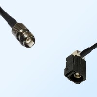 Fakra A 9005 Black Female R/A - TNC Female Coaxial Cable Assemblies