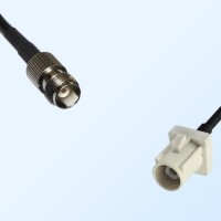 Fakra B 9001 White Male - TNC Female Coaxial Cable Assemblies