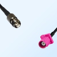 Fakra H 4003 Violet Male - TNC Female Coaxial Cable Assemblies
