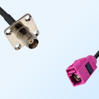 Fakra H 4003 Violet Female - TNC Female 4 Hole Cable Assemblies