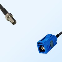 Fakra C 5005 Blue Female - TS9 Male Coaxial Cable Assemblies