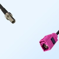 Fakra H 4003 Violet Female - TS9 Male Coaxial Cable Assemblies