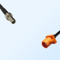 Fakra M 2003 Pastel Orange Male - TS9 Male Coaxial Cable Assemblies