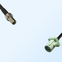 Fakra N 6019 Pastel Green Male - TS9 Male Coaxial Cable Assemblies