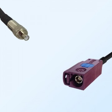 Fakra D 4004 Bordeaux Female - TS9 Female Coaxial Cable Assemblies