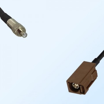 Fakra F 8011 Brown Female - TS9 Female Coaxial Cable Assemblies