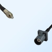 Fakra G 7031 Grey Male - TS9 Female Coaxial Cable Assemblies