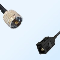 Fakra A 9005 Black Female - UHF Male Coaxial Cable Assemblies