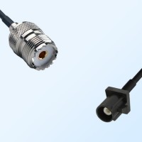 Fakra A 9005 Black Male - UHF Female Coaxial Cable Assemblies