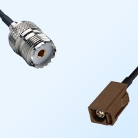 Fakra F 8011 Brown Female - UHF Female Coaxial Cable Assemblies