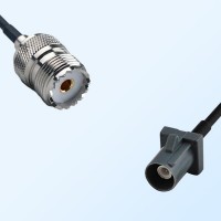 Fakra G 7031 Grey Male - UHF Female Coaxial Cable Assemblies