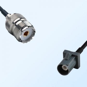 Fakra G 7031 Grey Male - UHF Female Coaxial Cable Assemblies