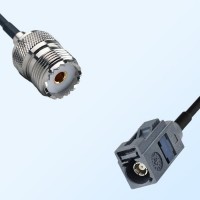 Fakra G 7031 Grey Female - UHF Female Coaxial Cable Assemblies