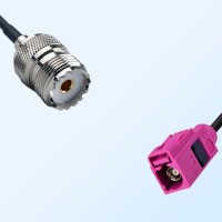 Fakra H 4003 Violet Female - UHF Female Coaxial Cable Assemblies